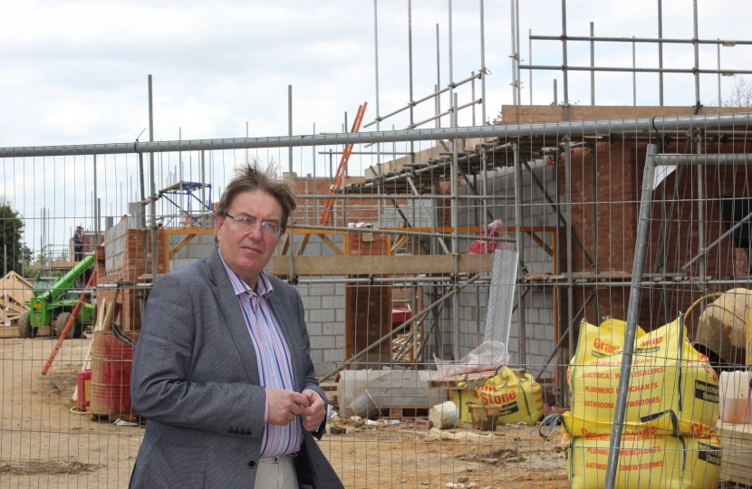 John visitng a building site