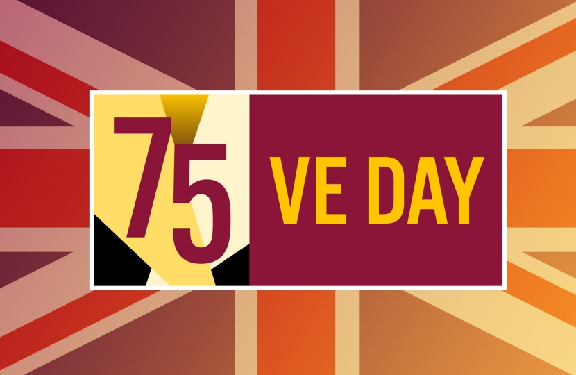 VE Day graphic