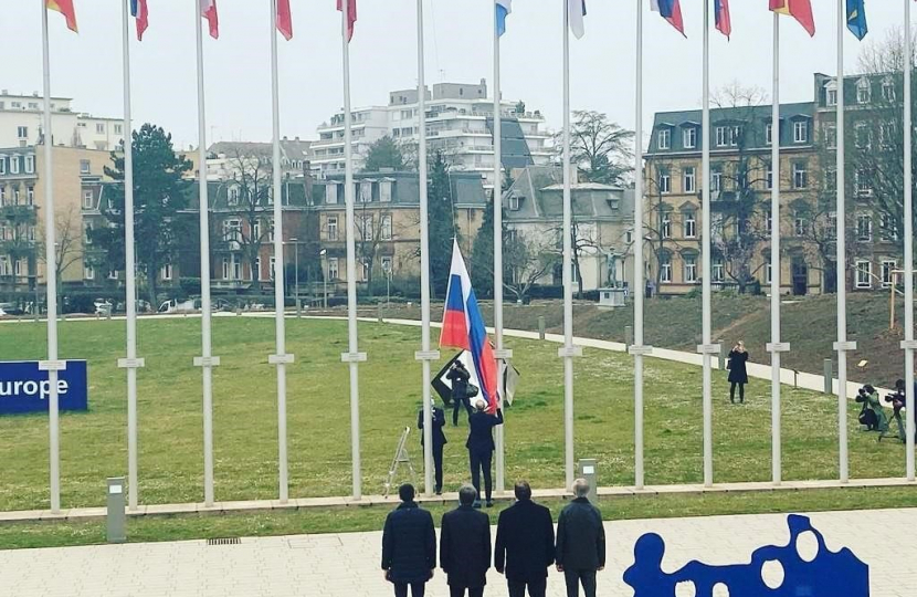 Russian Flag removed