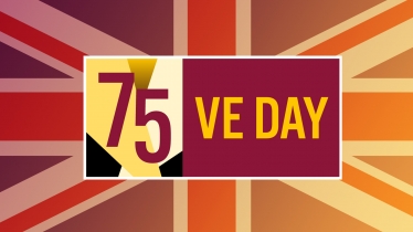 VE Day graphic