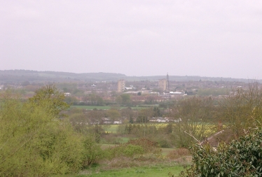 view over Green Belt